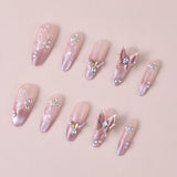 Pink Glitterfly